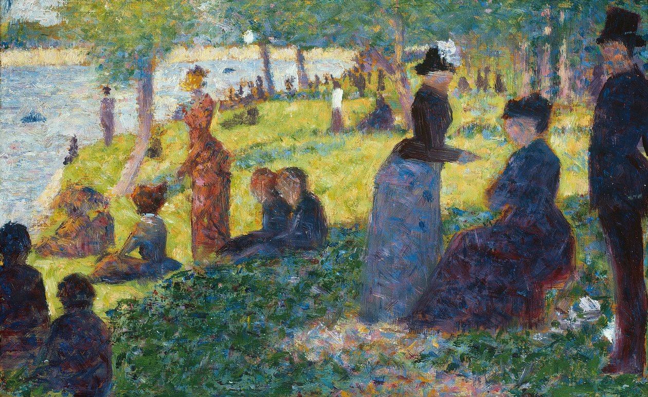 Oil Sketch for La Grande Jatte by Georges Pierre Seurat