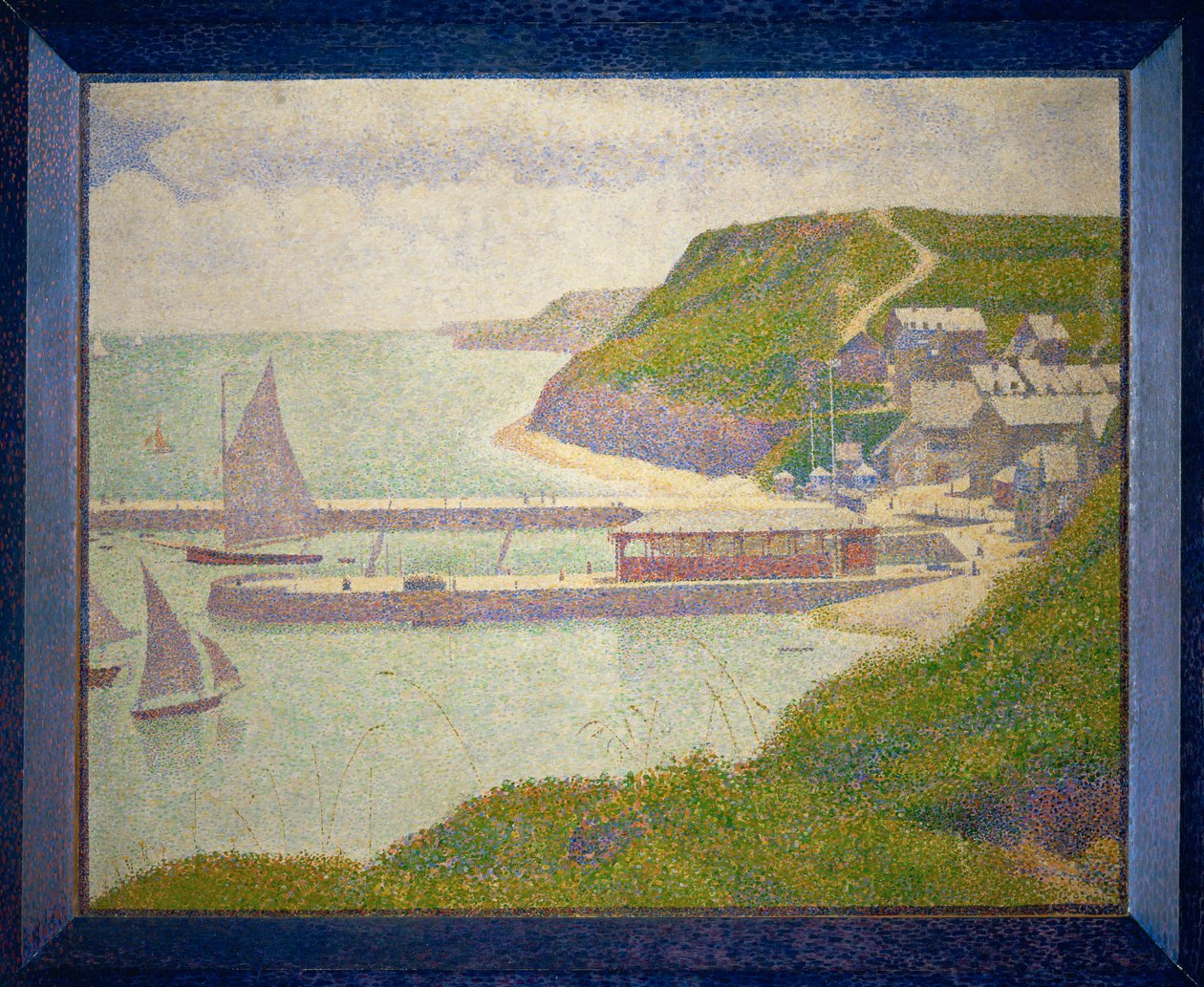 Port-en-Bessin, Outer Harbor, High Tide by Georges Pierre Seurat