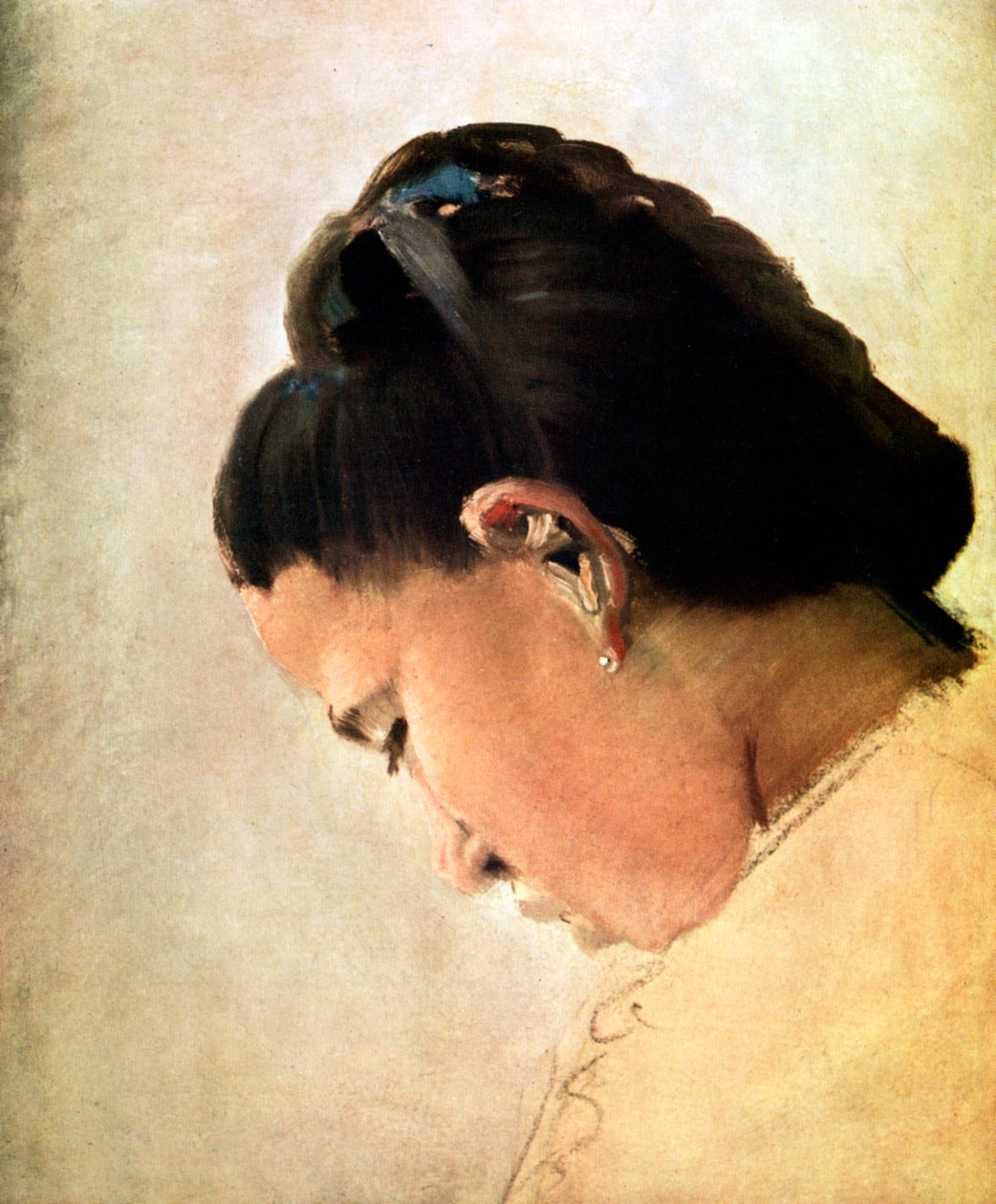 Tete de Jeune Fille, late 19th century, 1929 by Georges Pierre Seurat