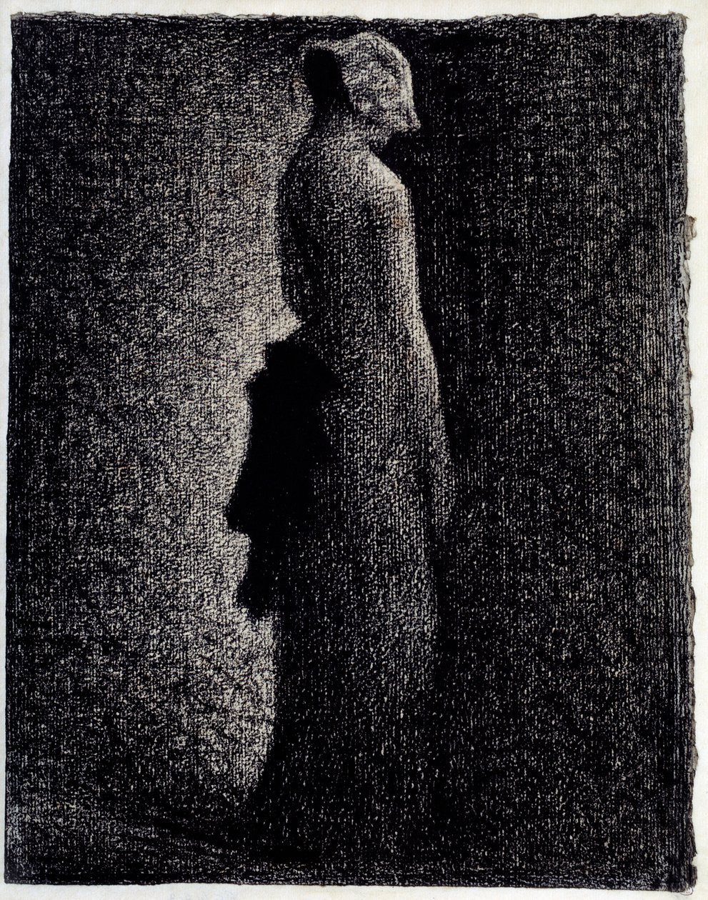 The Black Knot. Pencil Drawing by Georges Seurat by Georges Pierre Seurat