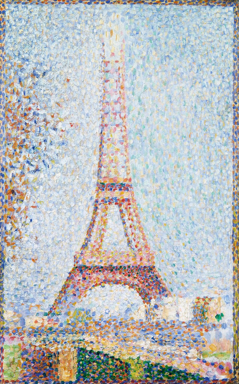The Eiffel Tower by Georges Pierre Seurat