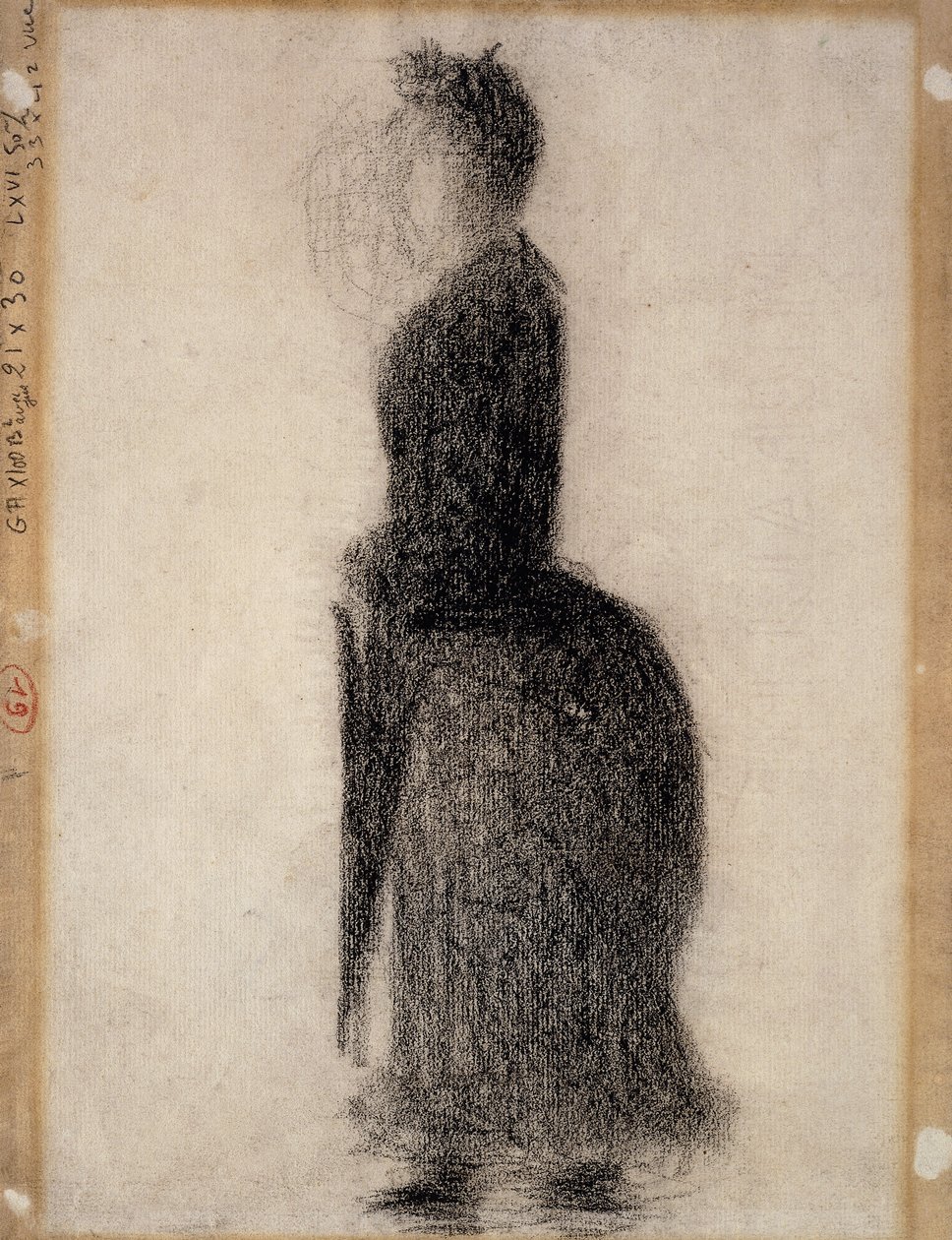 Woman with a Parasol by Georges Pierre Seurat