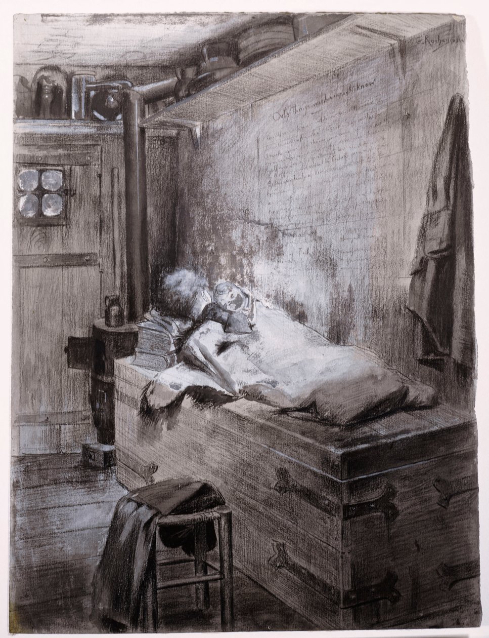 The Man Who Laughs - The Sleeping Children by Georges Rochegrosse