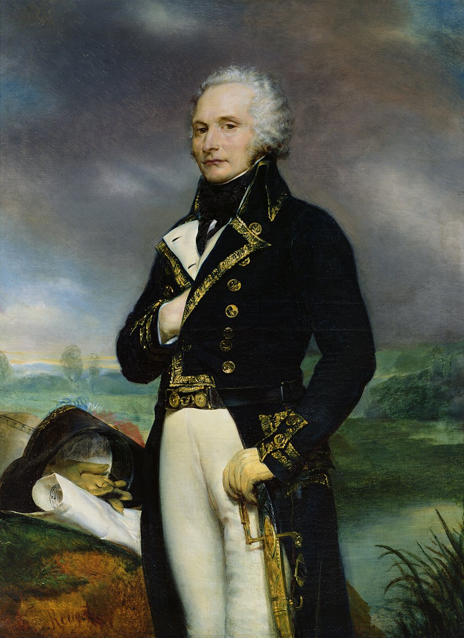 Portrait of Viscount Alexandre-Francois-Marie de Beauharnais (1760-94) by Georges Rouget