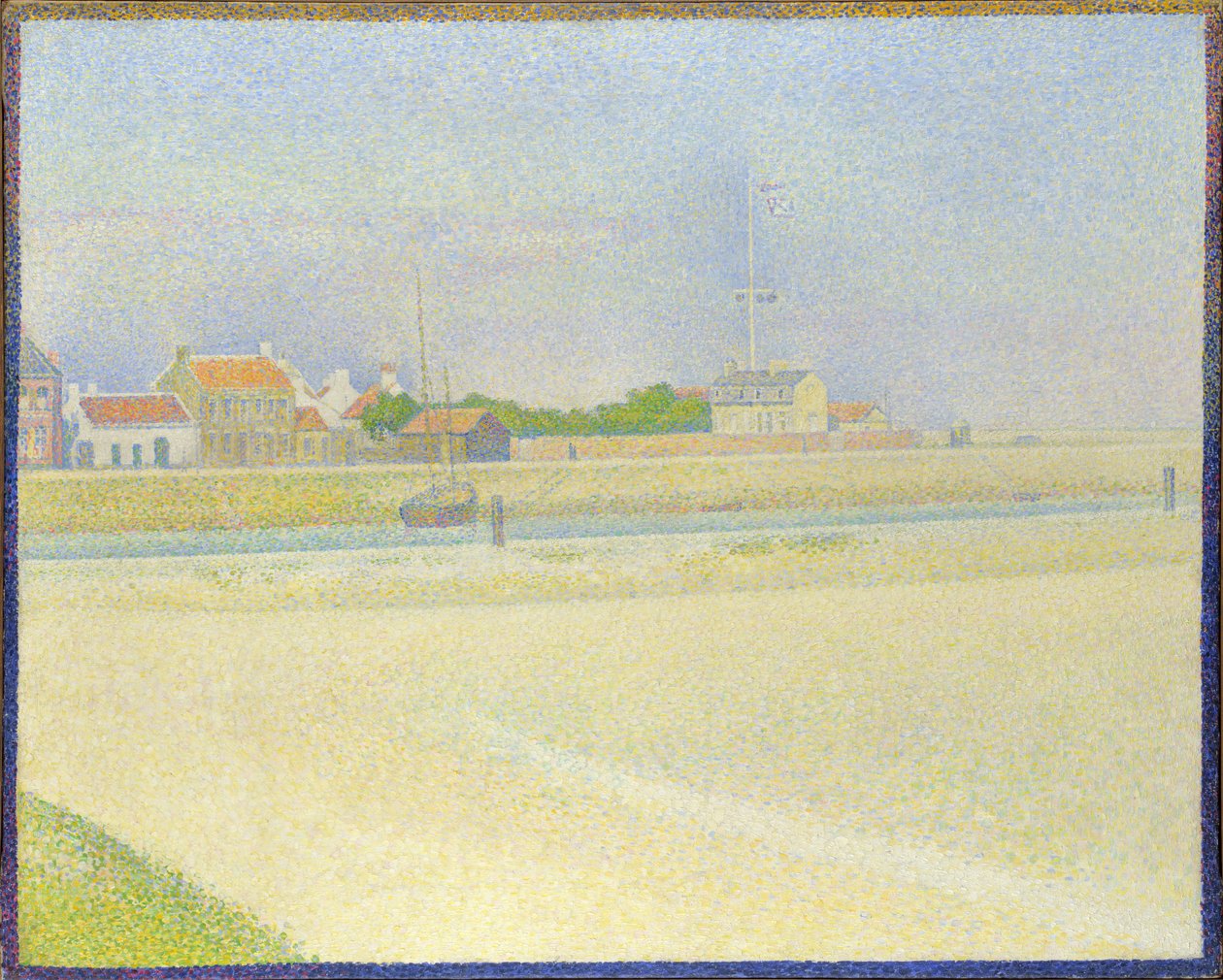 The Canal of Gravelines, Grand Fort-Philippe by Georges Seurat