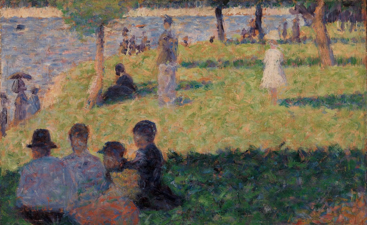 Group of Figures (Study for "A Sunday Afternoon on the Island of La Grande Jatte") by Georges Seurat