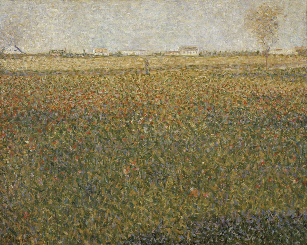 La Luzerne, Saint-Denis by Georges Seurat