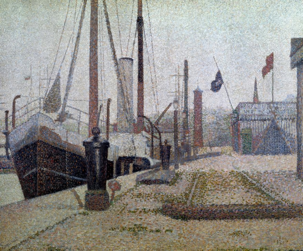 The Maria, Honfleur by Georges Seurat