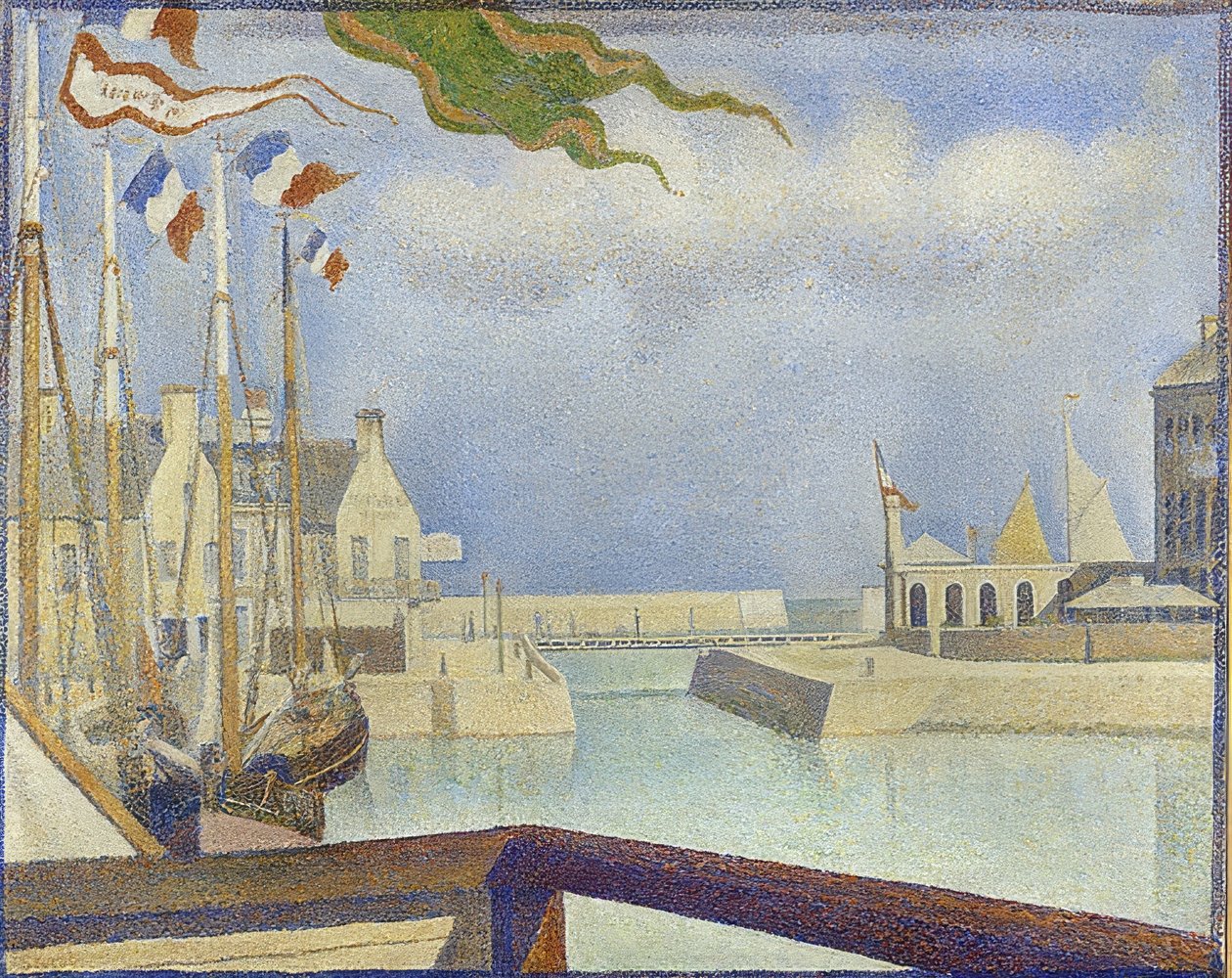 Sunday in Port-en-Bessin by Georges Seurat