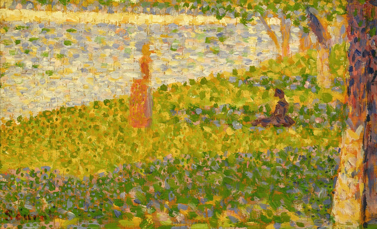 Women on the River Bank, study for La Grande Jatte by Georges Seurat
