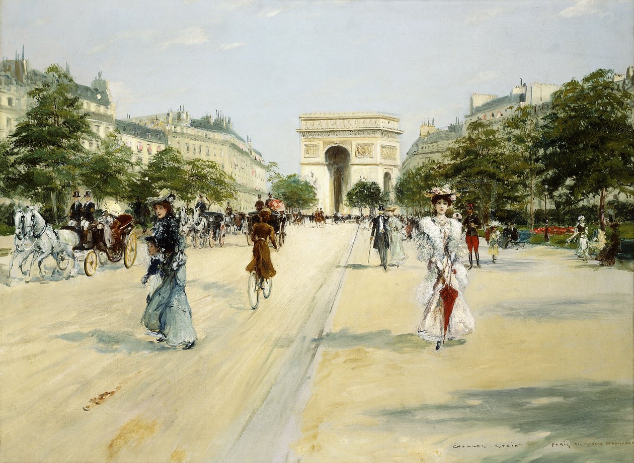 Avenue of the Bois de Boulogne by Georges Stein