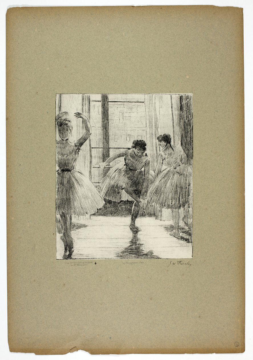 Before the Ballet Class by Georges William Thornley