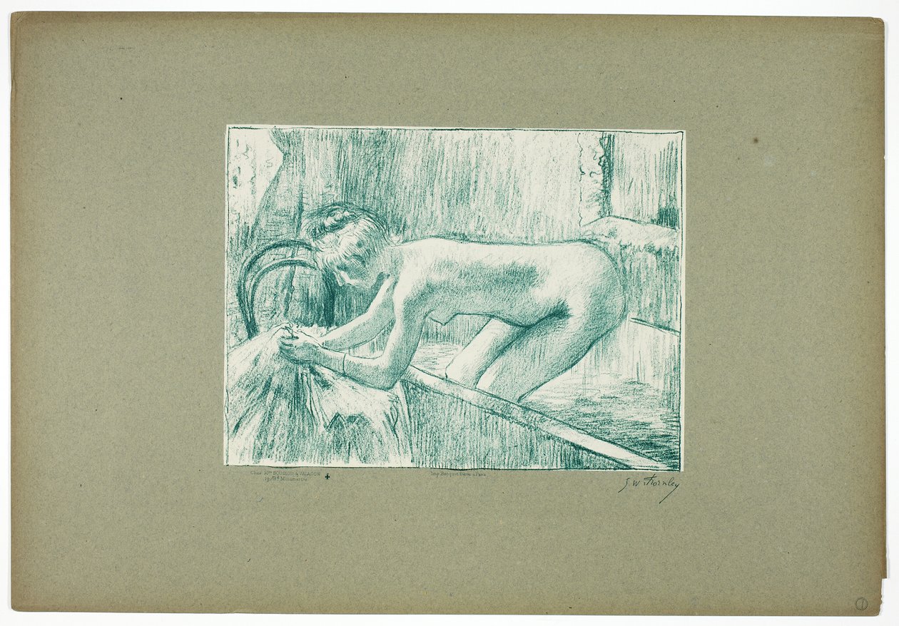 Getting Out of the Bath by Georges William Thornley