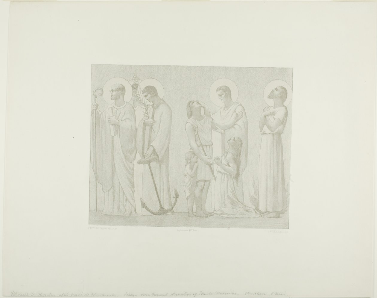 Legendary Saints of France (center frieze) by Georges William Thornley