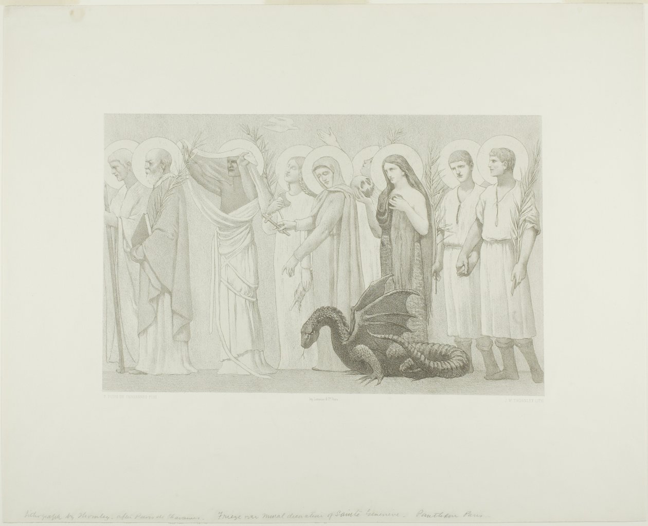 Pastoral Life of Saint Genevieve (right panel) by Georges William Thornley