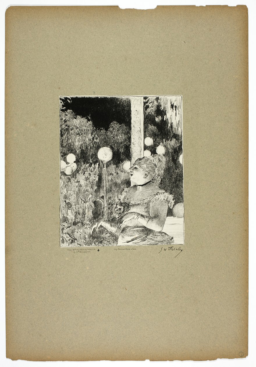 Thérèsa Valdon, singing the 