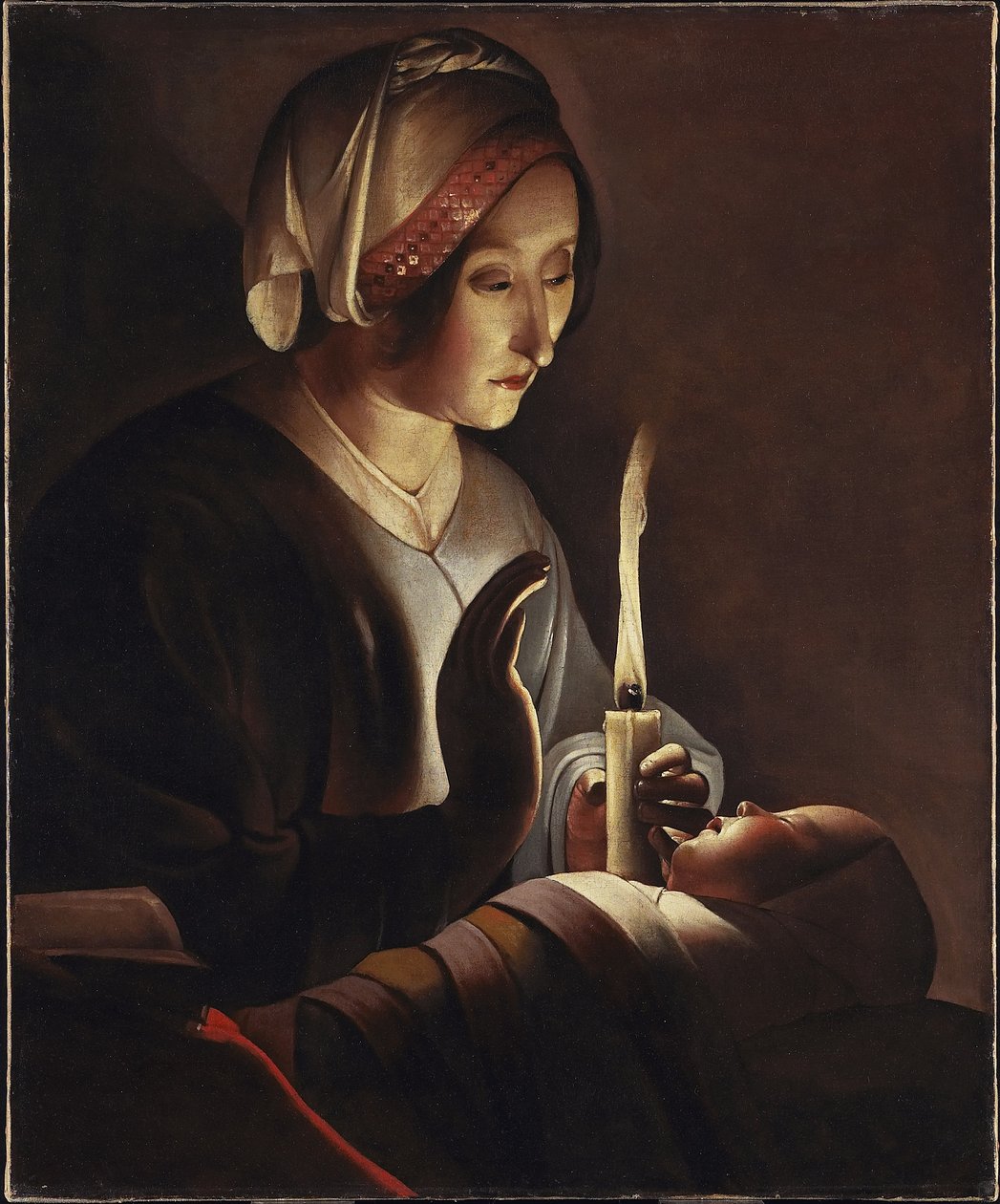 Saint Anne with the Christ Child by Georges de La Tour