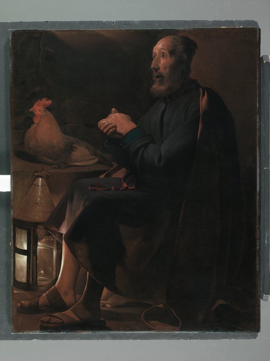 Saint Peter Repentant by Georges de La Tour