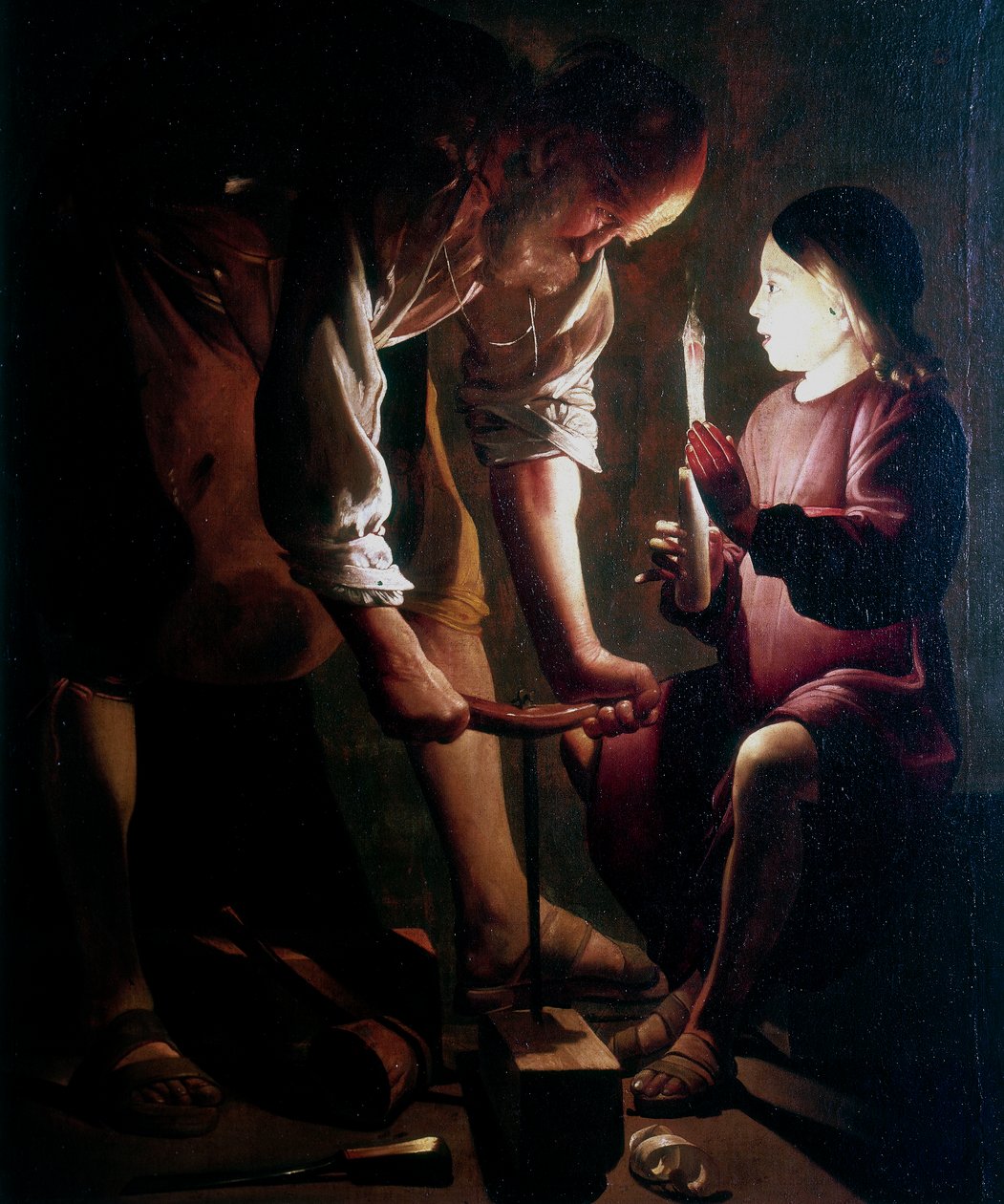 St Joseph the Carpenter, c1640 by Georges de La Tour