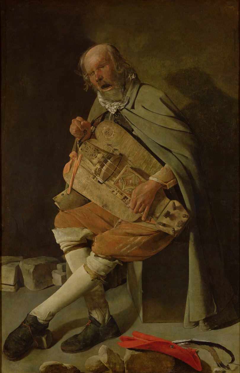 The Hurdy Gurdy Player, 1620s by Georges de La Tour