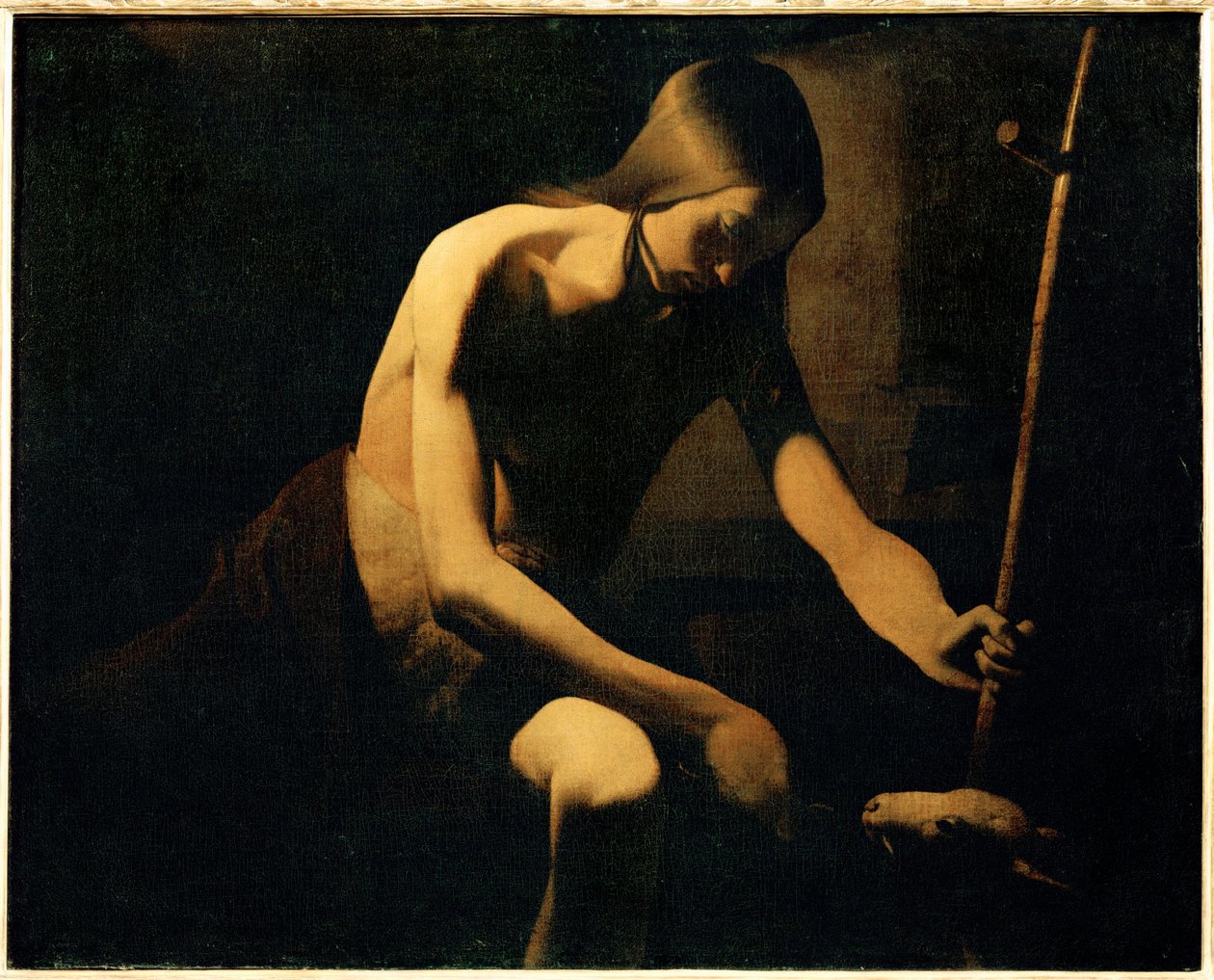 Saint John Baptist in the Wilderness by Georges de la Tour