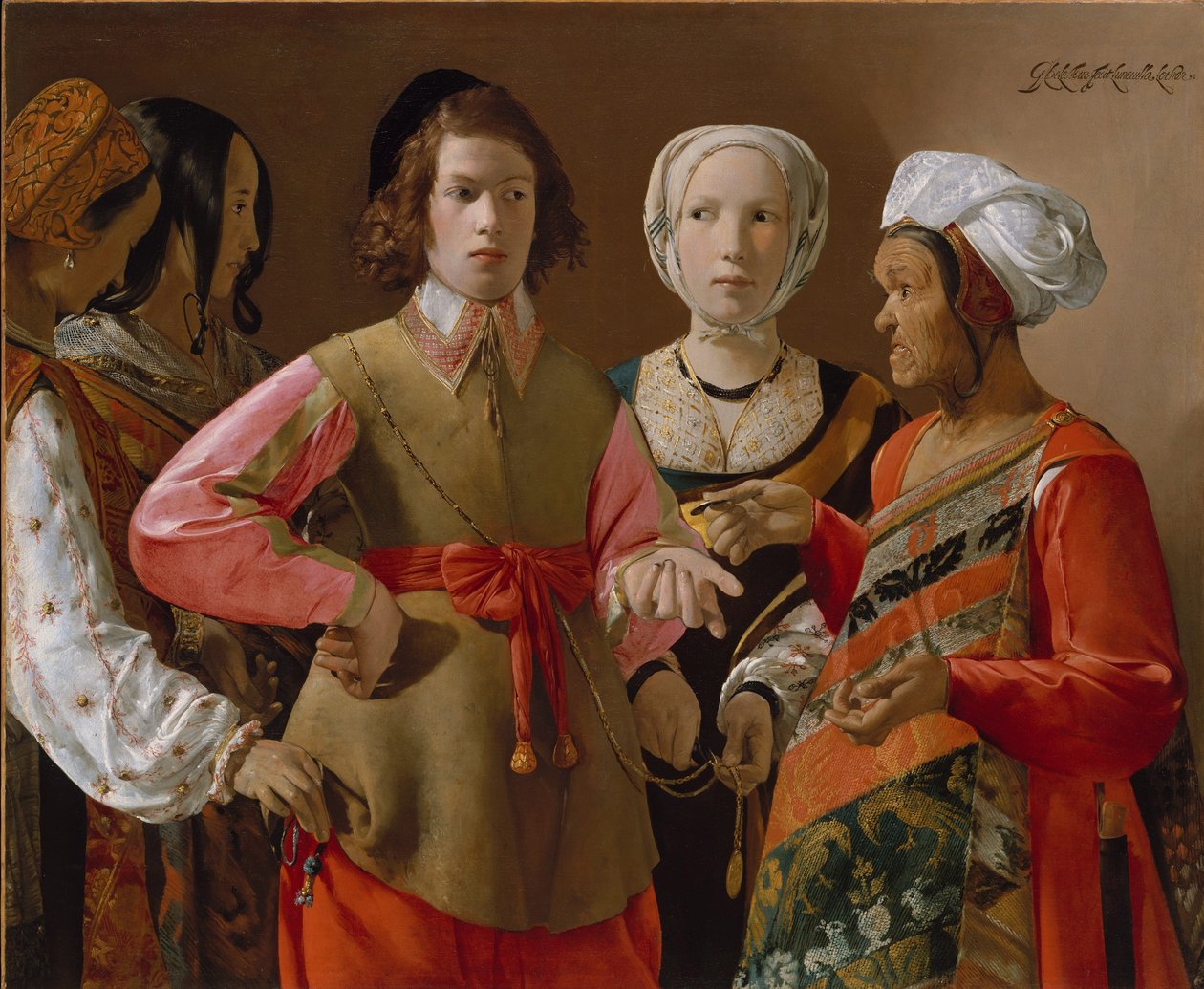 The Fortune Teller by Georges de La Tour