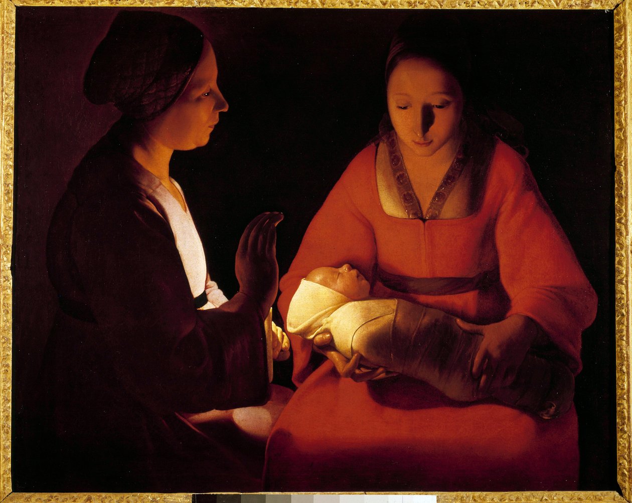 The New Born Child by Georges de La Tour