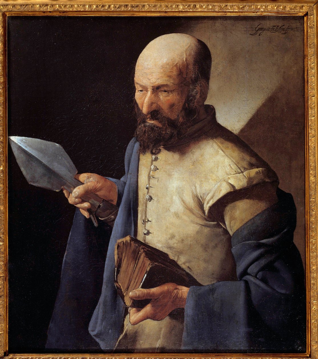 The Apostle Saint Thomas by Georges de La Tour