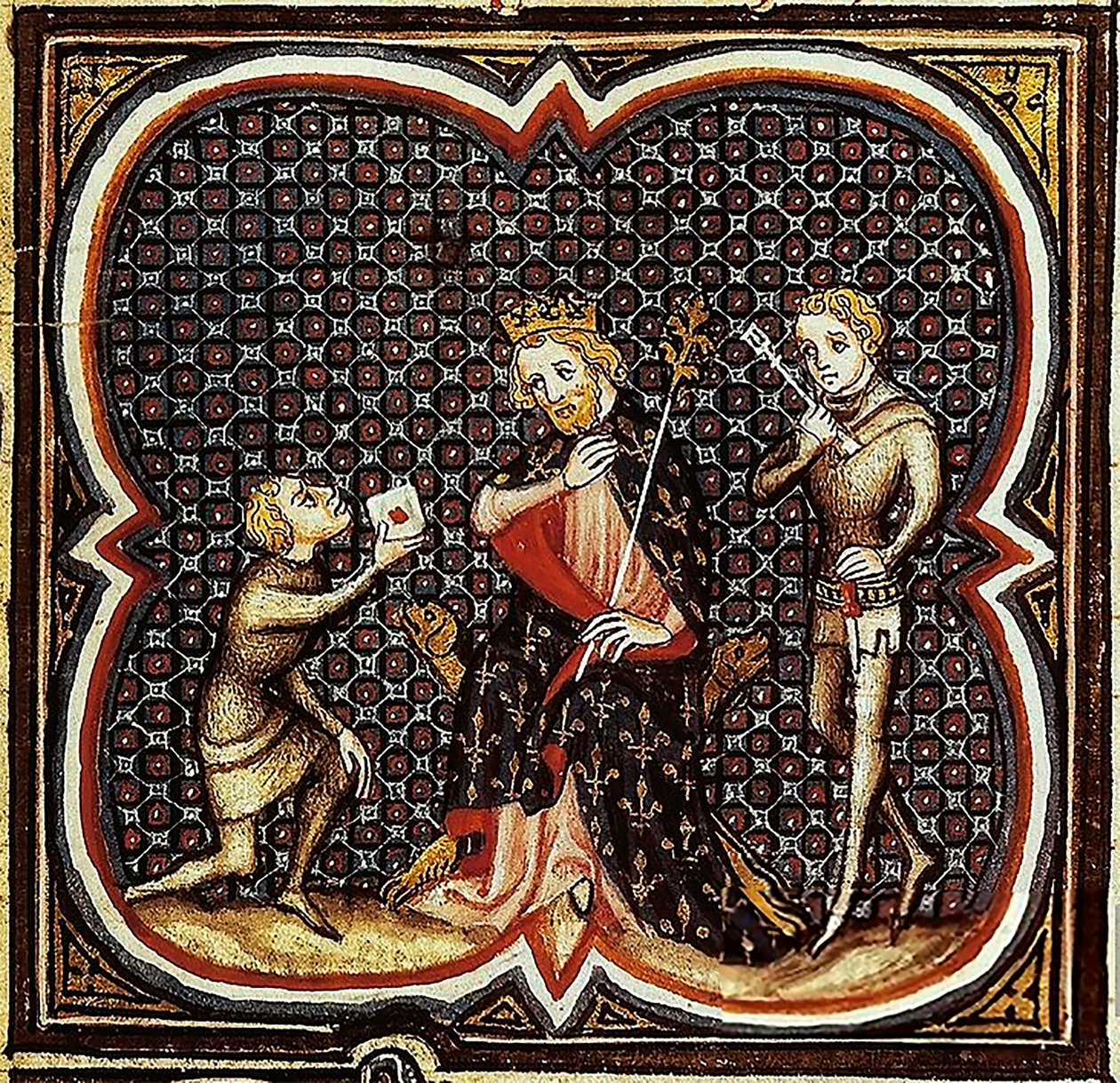 Charles Martel, Great Chronicles of France by Georgia Levan Ramishvili from Tbilisi
