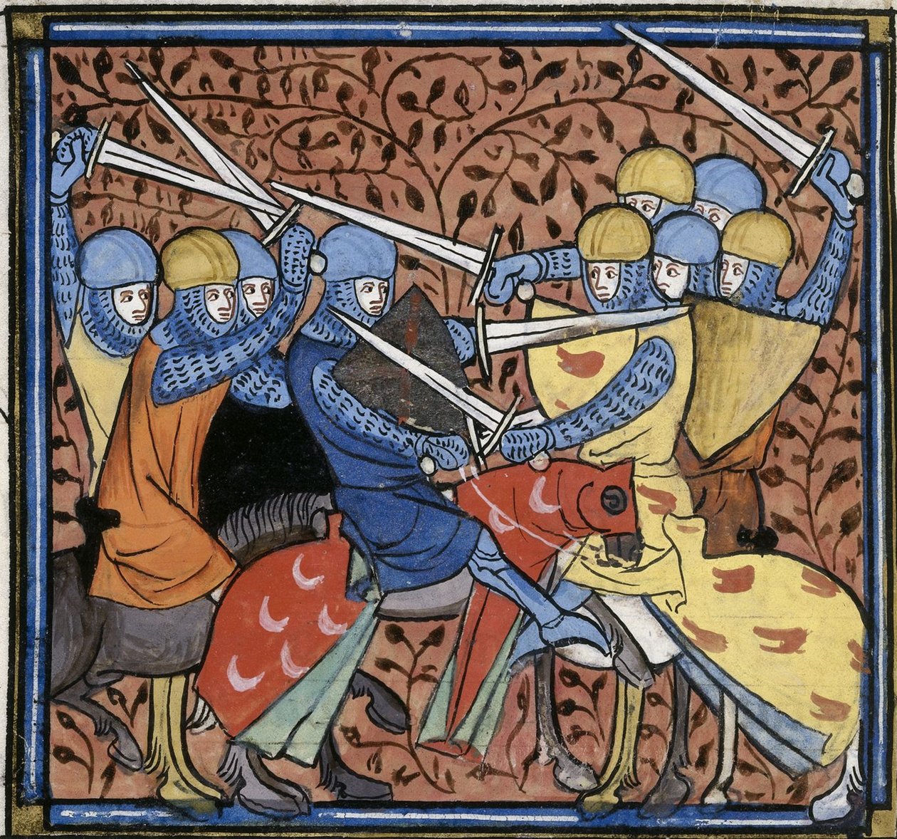 Ebroin defeating the Austrasians by Georgia Levan Ramishvili from Tbilisi