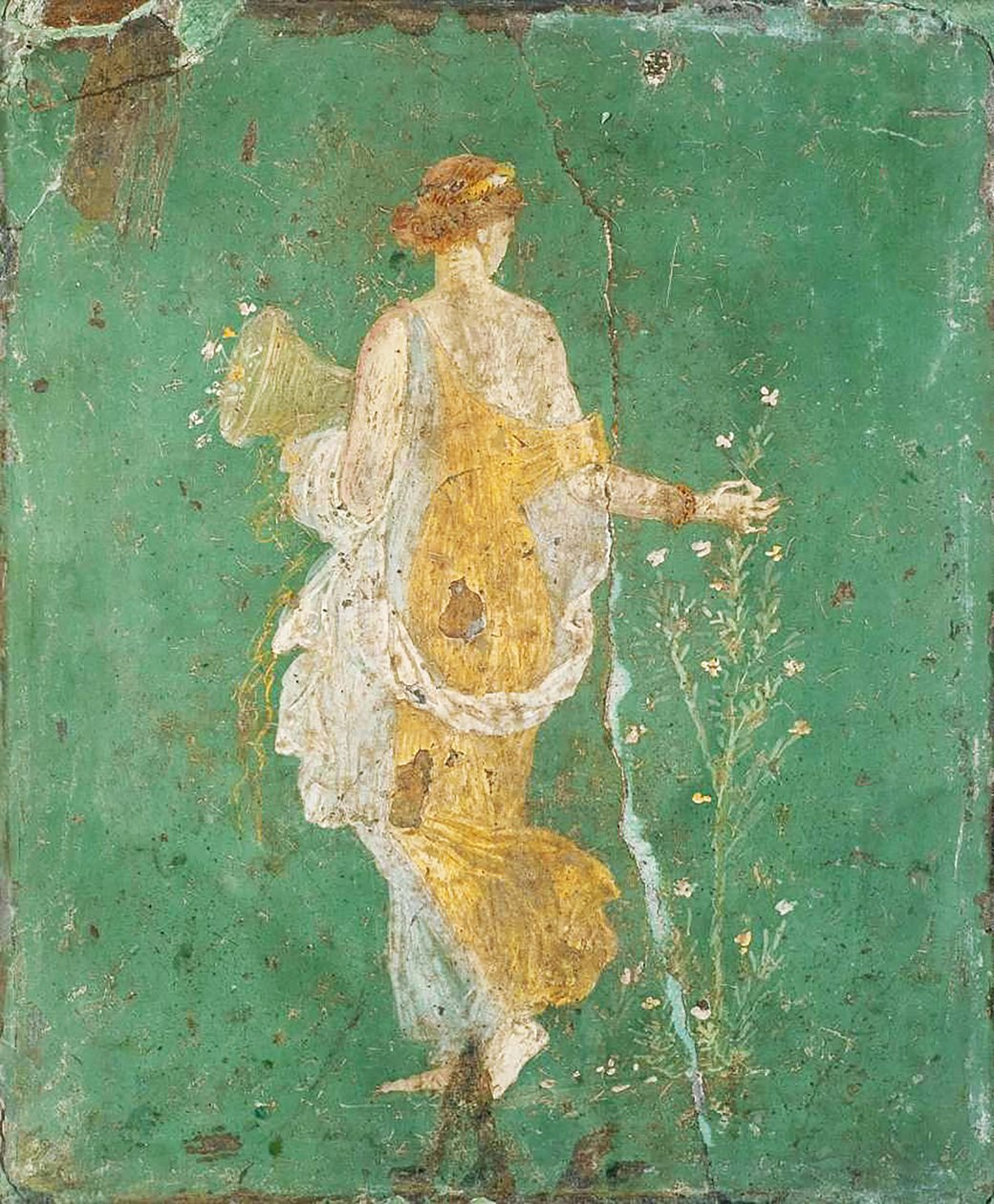 Flora, Fresco Villa of Ariadne in Stabiae near Pompei, c. 15-45 AD by Georgia Levan Ramishvili from Tbilisi