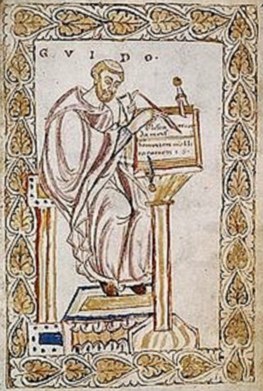 Guido of Arezzo, 1100 by Georgia Levan Ramishvili from Tbilisi
