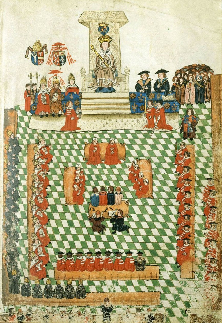 King Henry VIII at the opening of the Parliament of England at Bridewell Palace, 1523 by Georgia Levan Ramishvili from Tbilisi