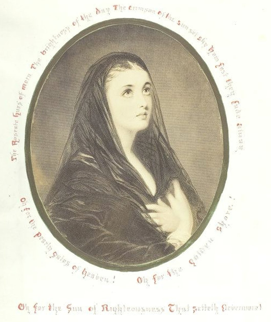 Untitled [pious woman in a veil] by Georgina Cowper
