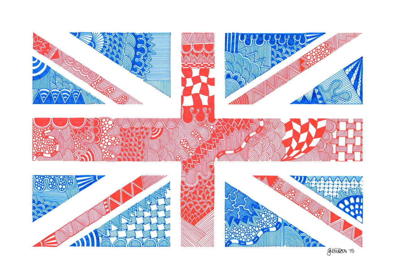 Union Jack, 2015 by Georgina Naisbitt