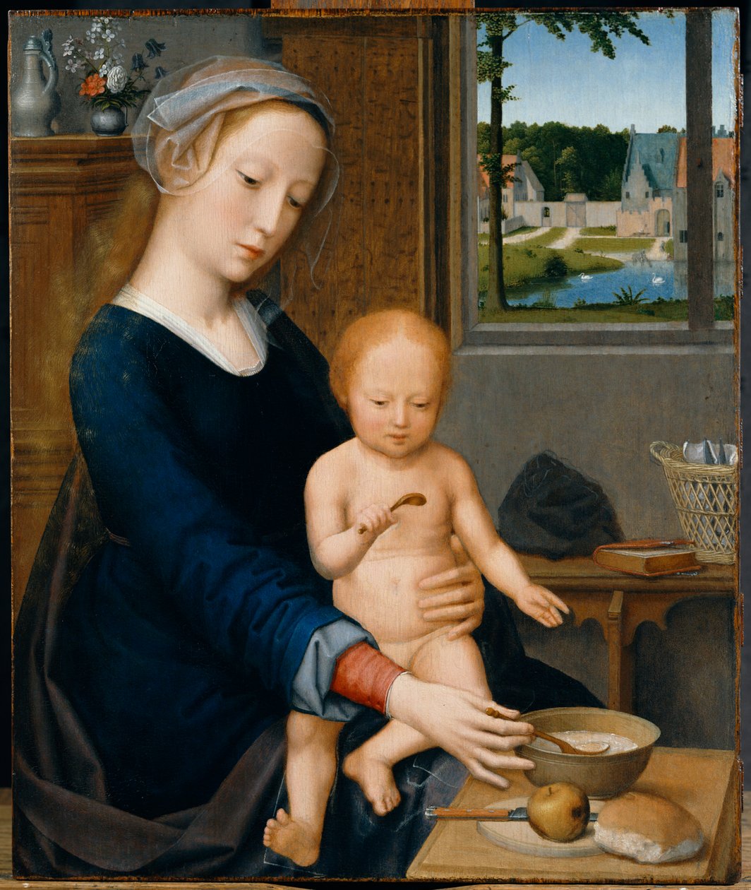 Madonna with the Milk Soup by Gerard David