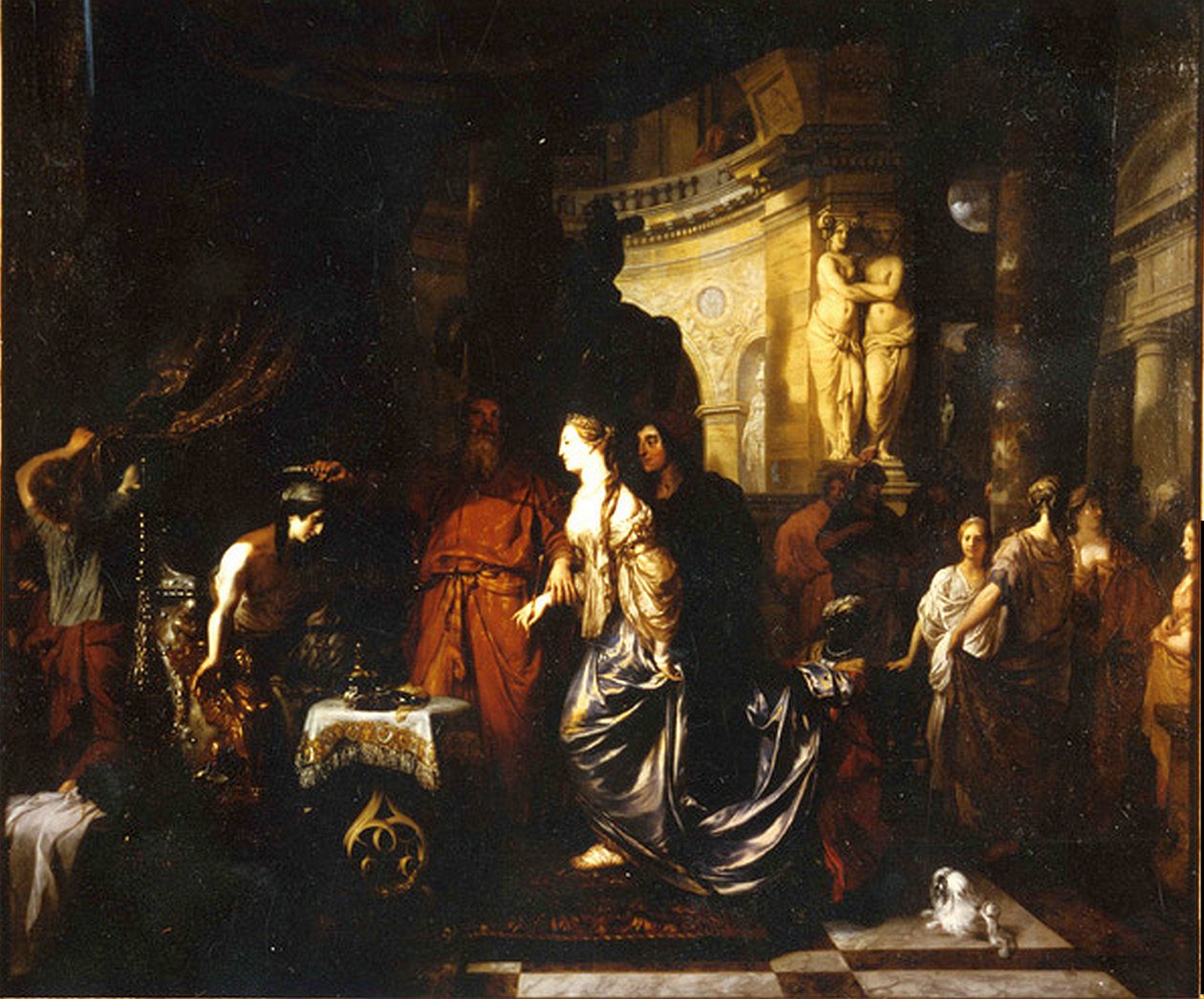 King Seleucus I Hands Over the Kingdom and His Second Wife Stratonice I to His Son Antiochus by Gerard de Lairesse