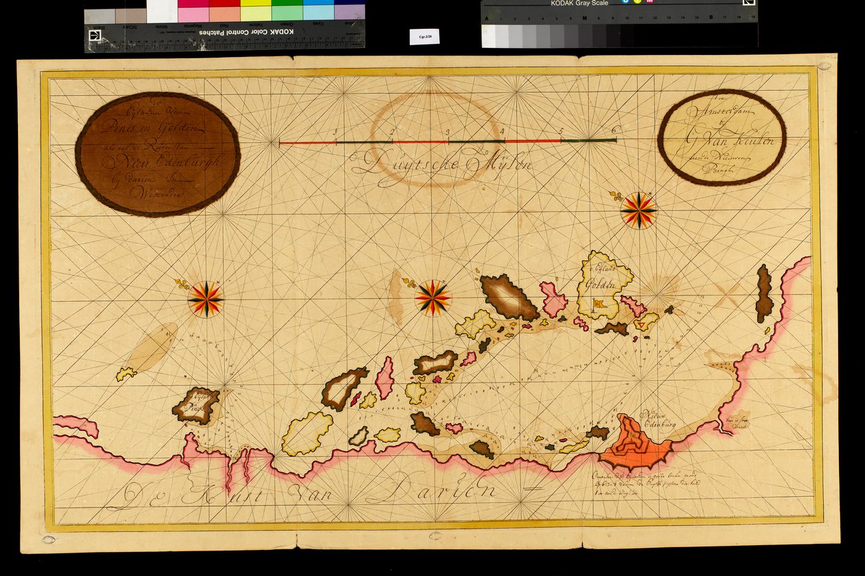 Map of the Bay of Darien by Gerard van Keulen