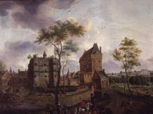 The Town Gates of Malines by Gerard Philippe Colin