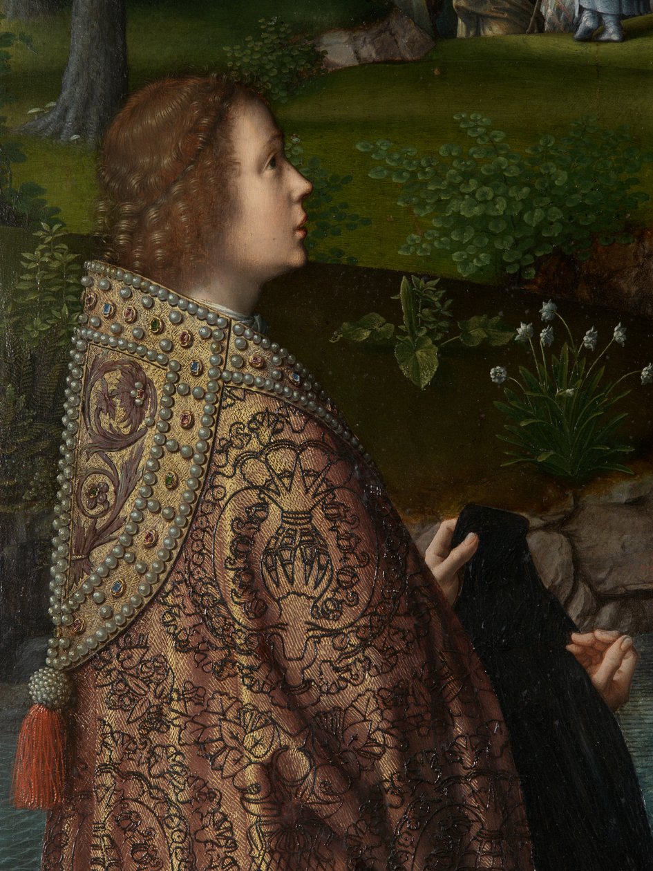 (detail) Baptism of Christ, c.1502-08 by Gerard David