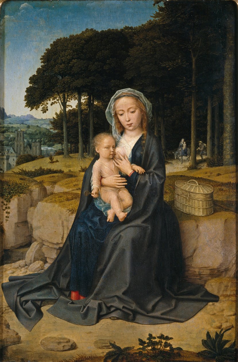 Rest on the Flight into Egypt by Gerard David