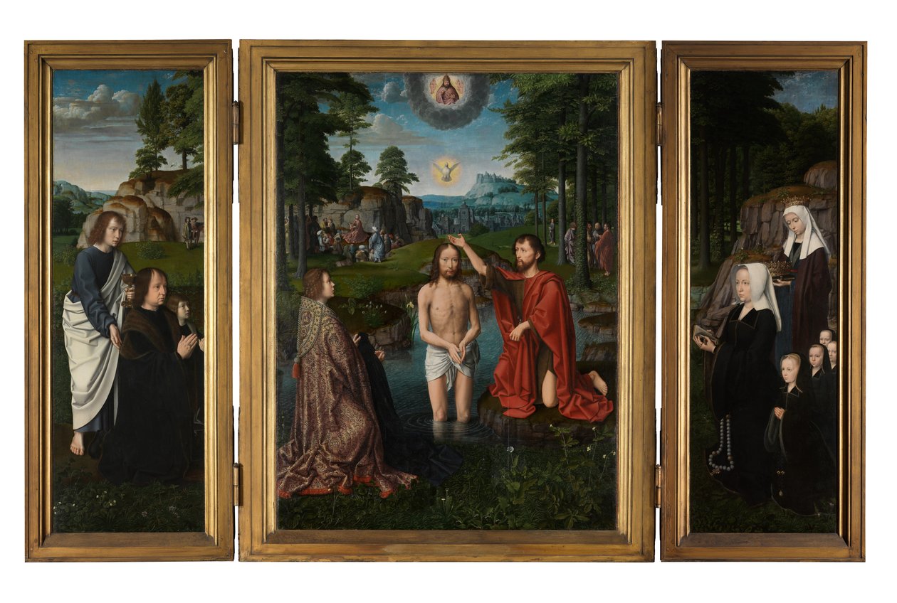 The Baptism of Christ by Gerard David