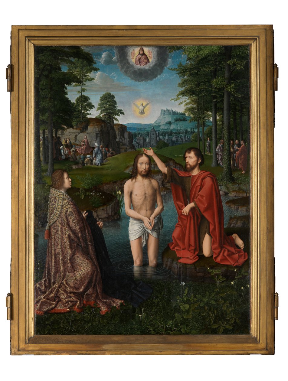 The Baptism of Christ, c.1502-08 by Gerard David