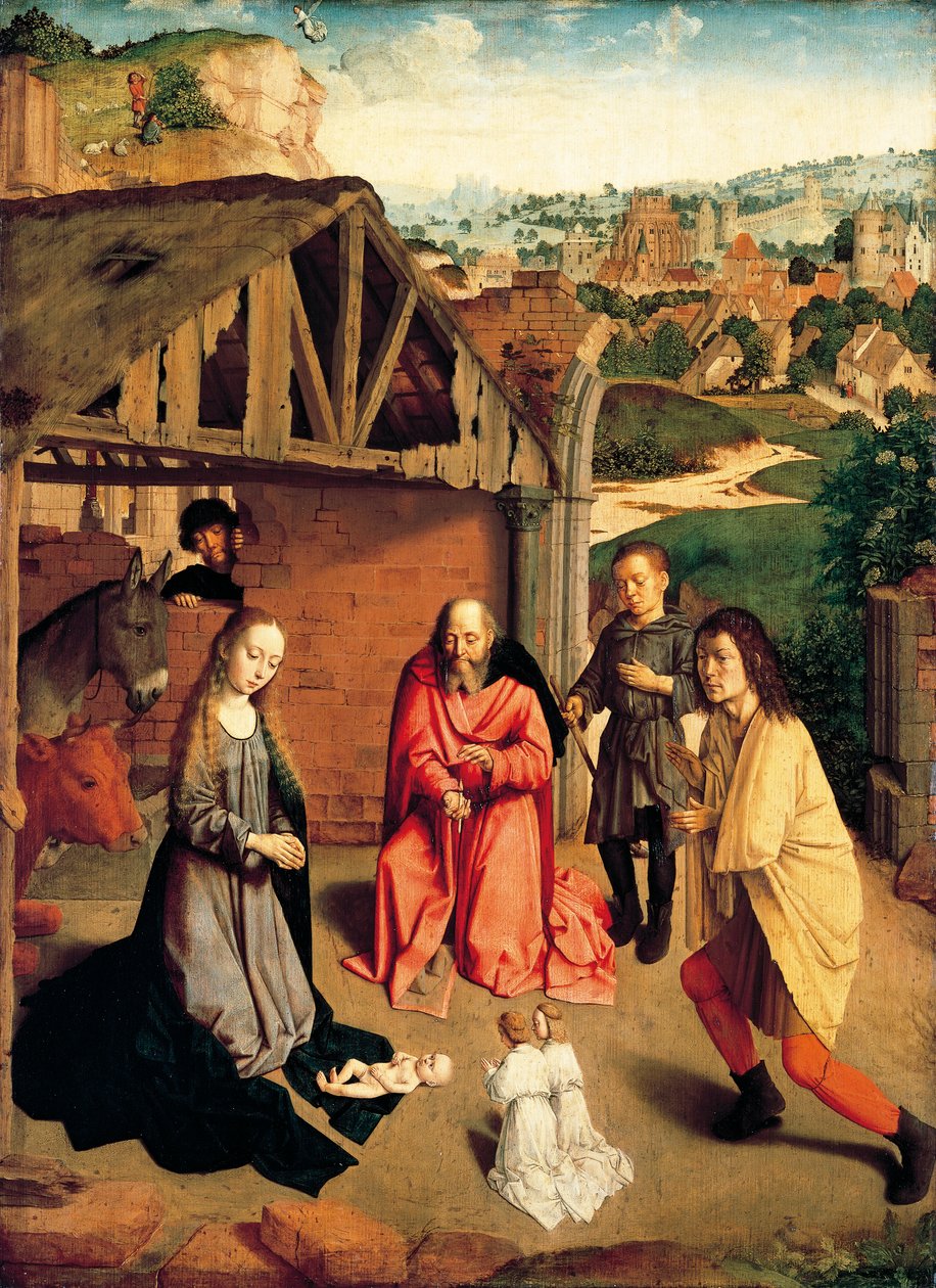 The Nativity, ca 1490 by Gerard David