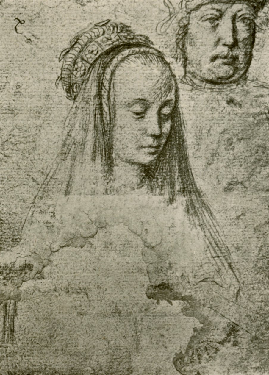 Young Woman with Headdress by Gerard David