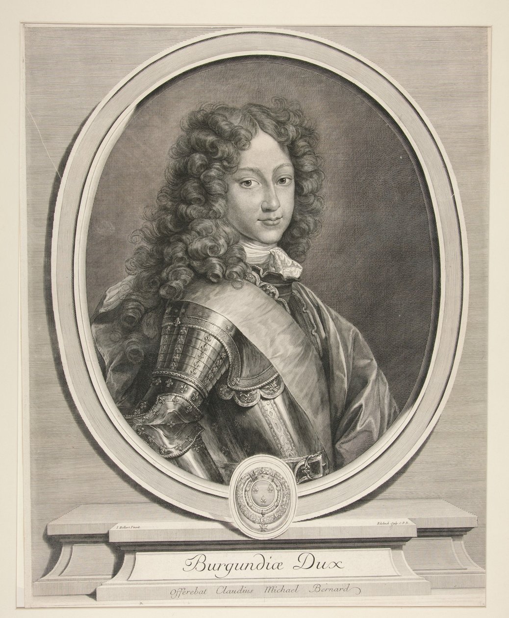 Louis, Duke of Burgundy (1682-1712) by Gérard Edelinck