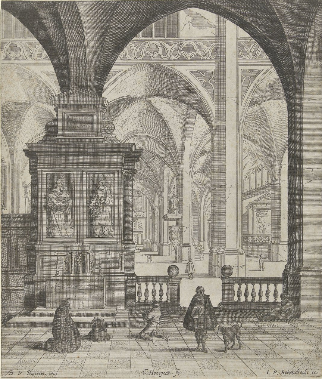 Church Interior by Gerard Houckgeest
