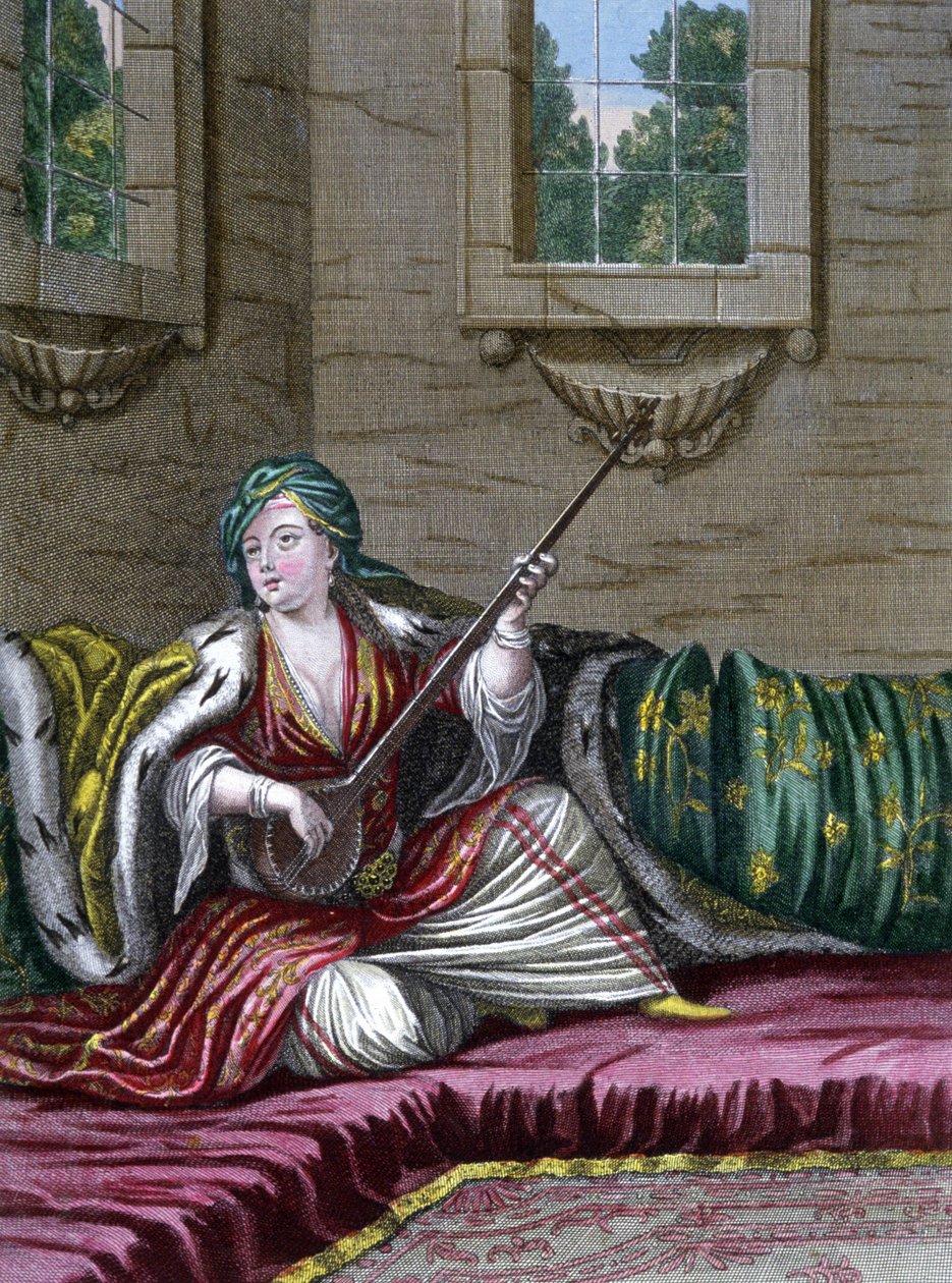 Turkish Lady by Gerard Jean Baptiste Scotin