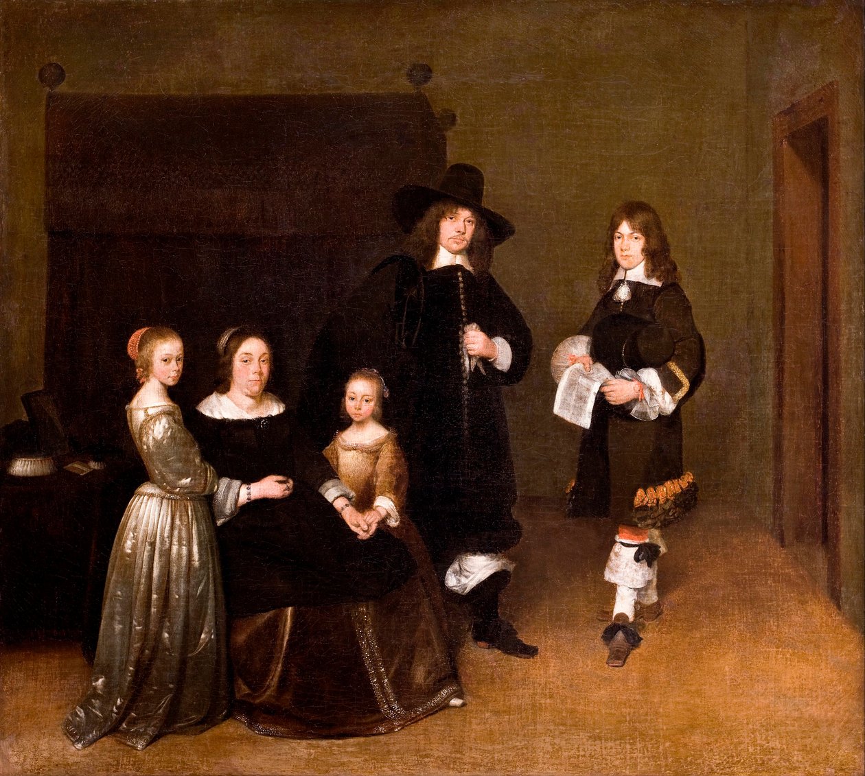 Portrait of a Family by Gerard ter Borch