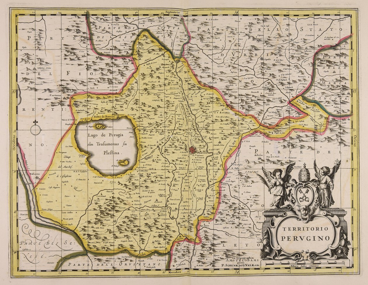 Territory of Perugia by Gerard Valck